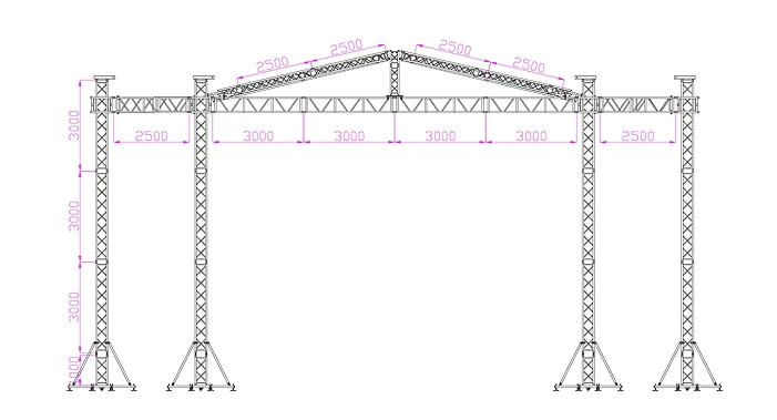 12m(L)x10m(D)x10m(H) Front view &nbsp;