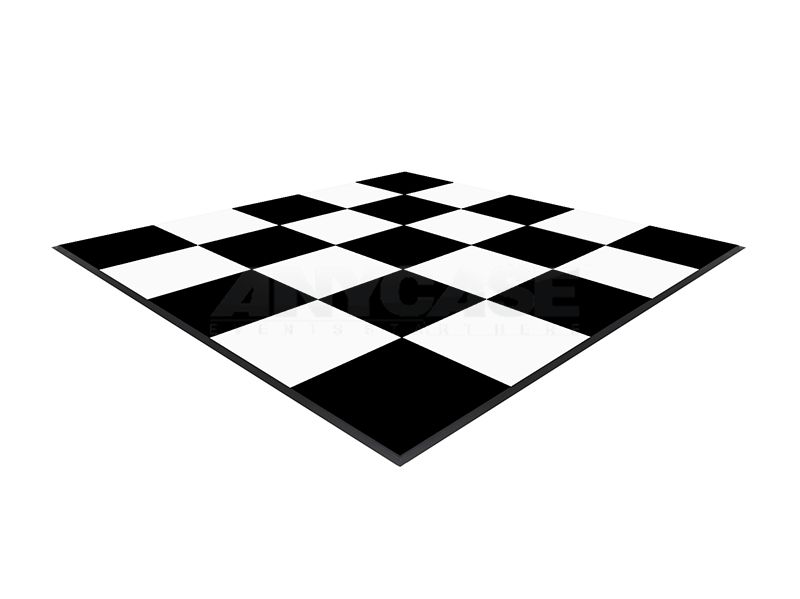White Black Checkered