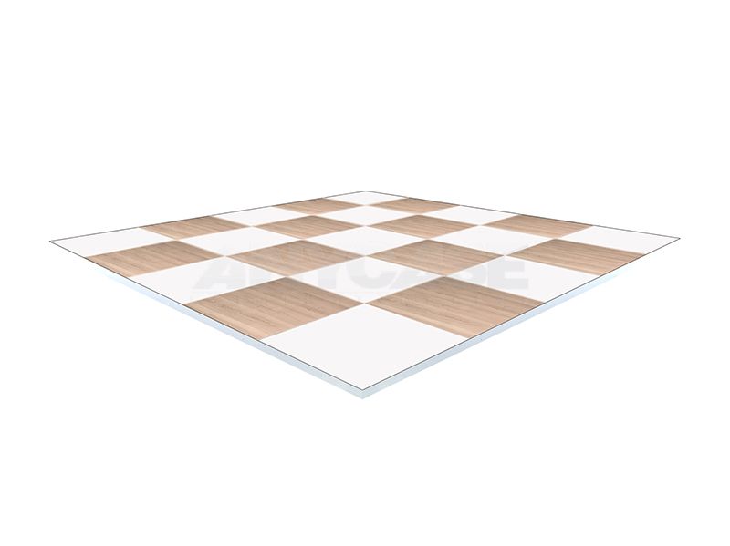 White Wood 8092 Checkered