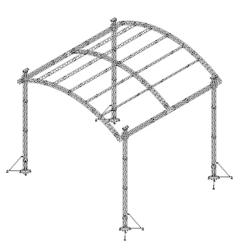 12x12x10m Arch Roof