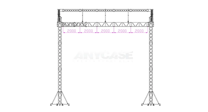 12m(L)x10m(D)x10m(H) Side view