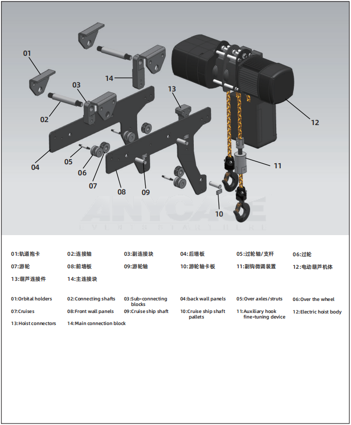 Electric chain hoist HGA9 Pro-S for Stage Shows