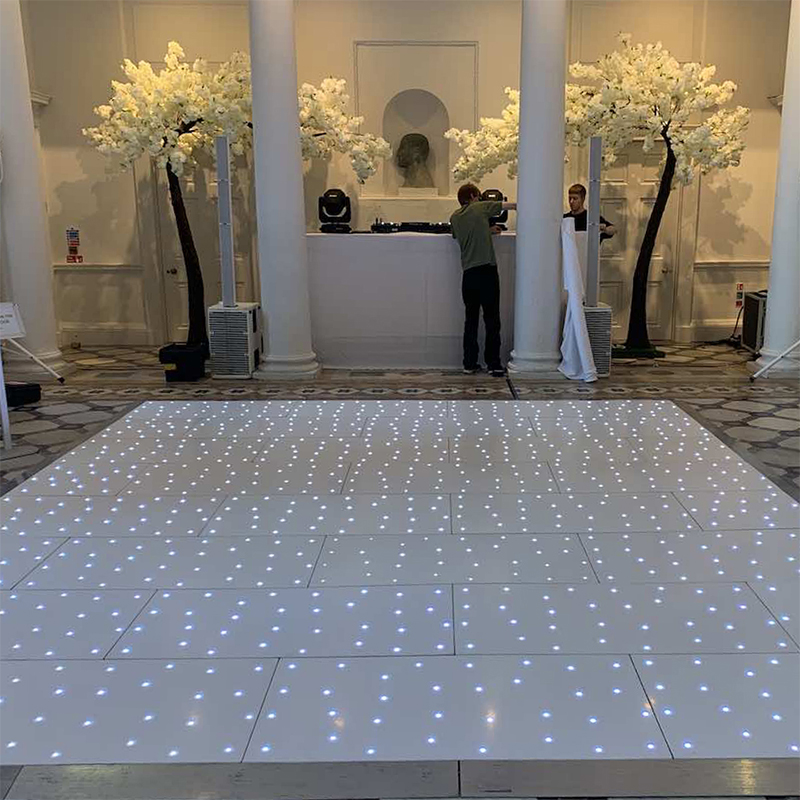 DJ White Starlit Dance Floor