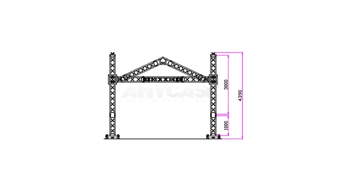 9m(L)x6m(D)x4m(H) Side view &nbsp;