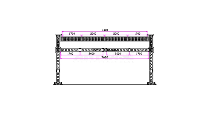 9m(L)x6m(D)x4m(H) Front view &nbsp;