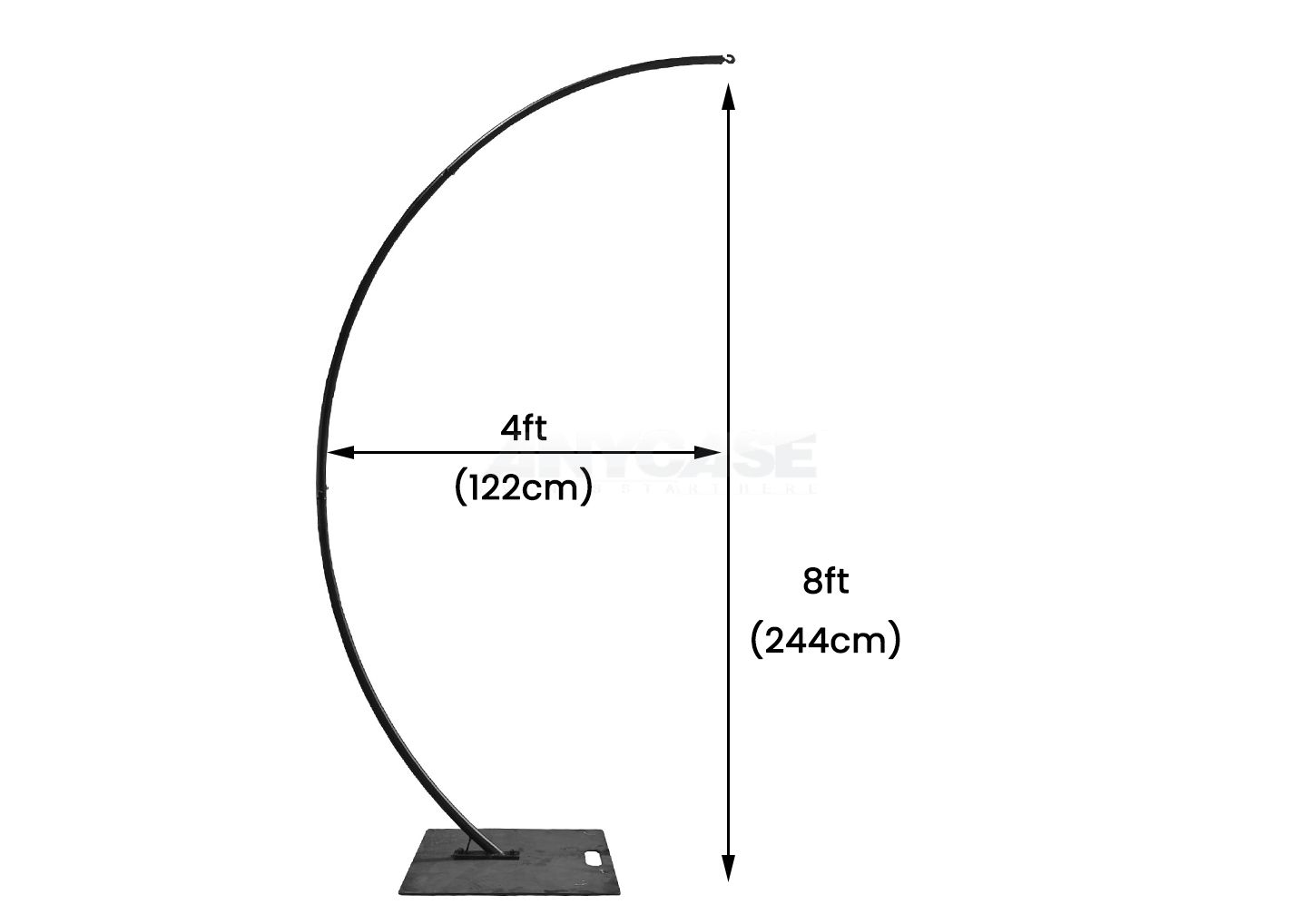 Half Moon Arch Hanger Stand