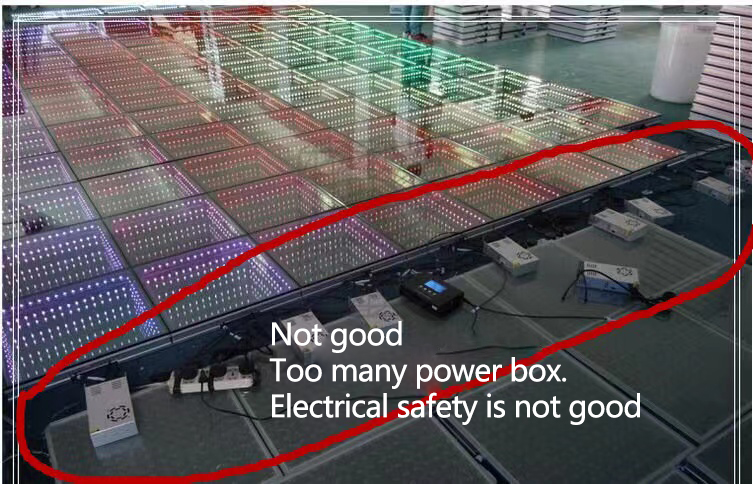 How to solve Power Challenges for LED Dance Floor Installation