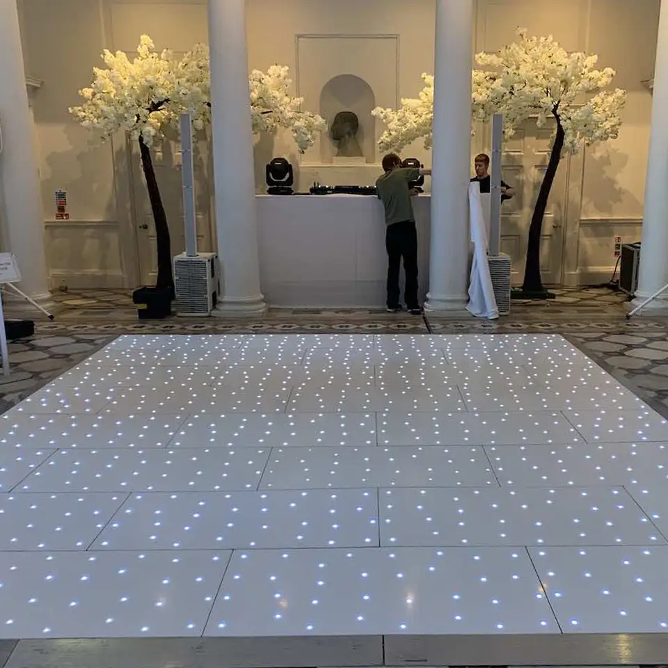 DJ White Starlit Dance Floor