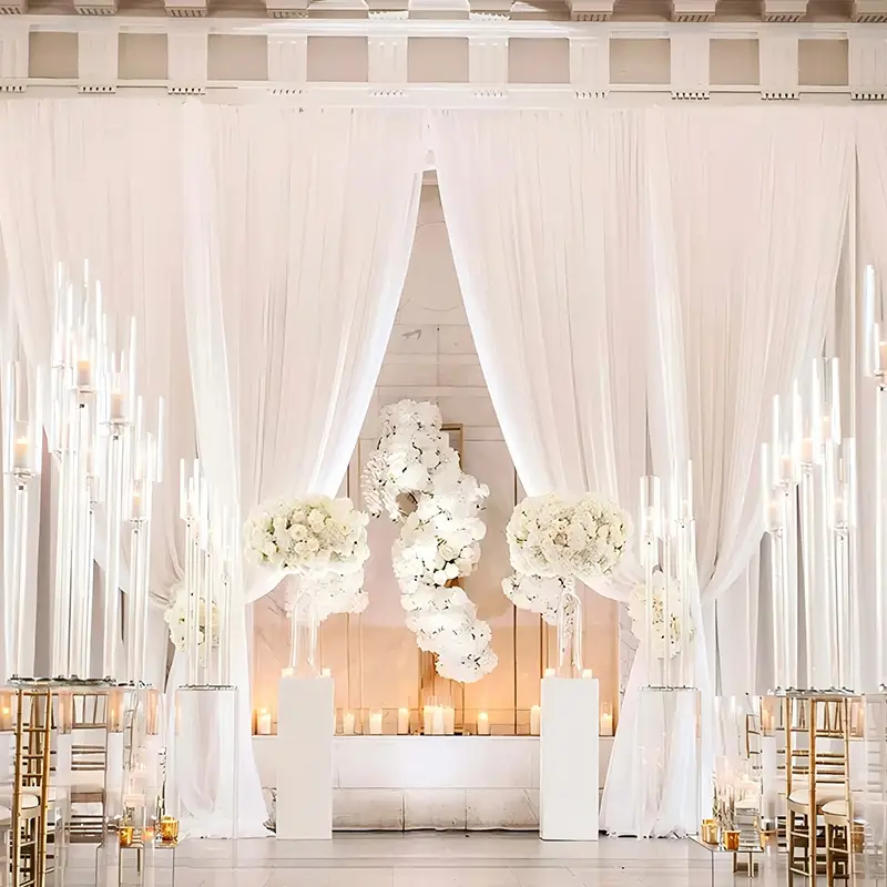 White Sheer Drapes