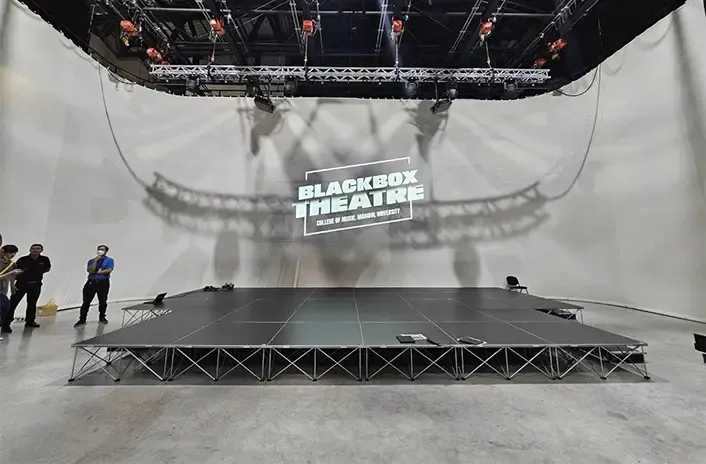 folding stage rental