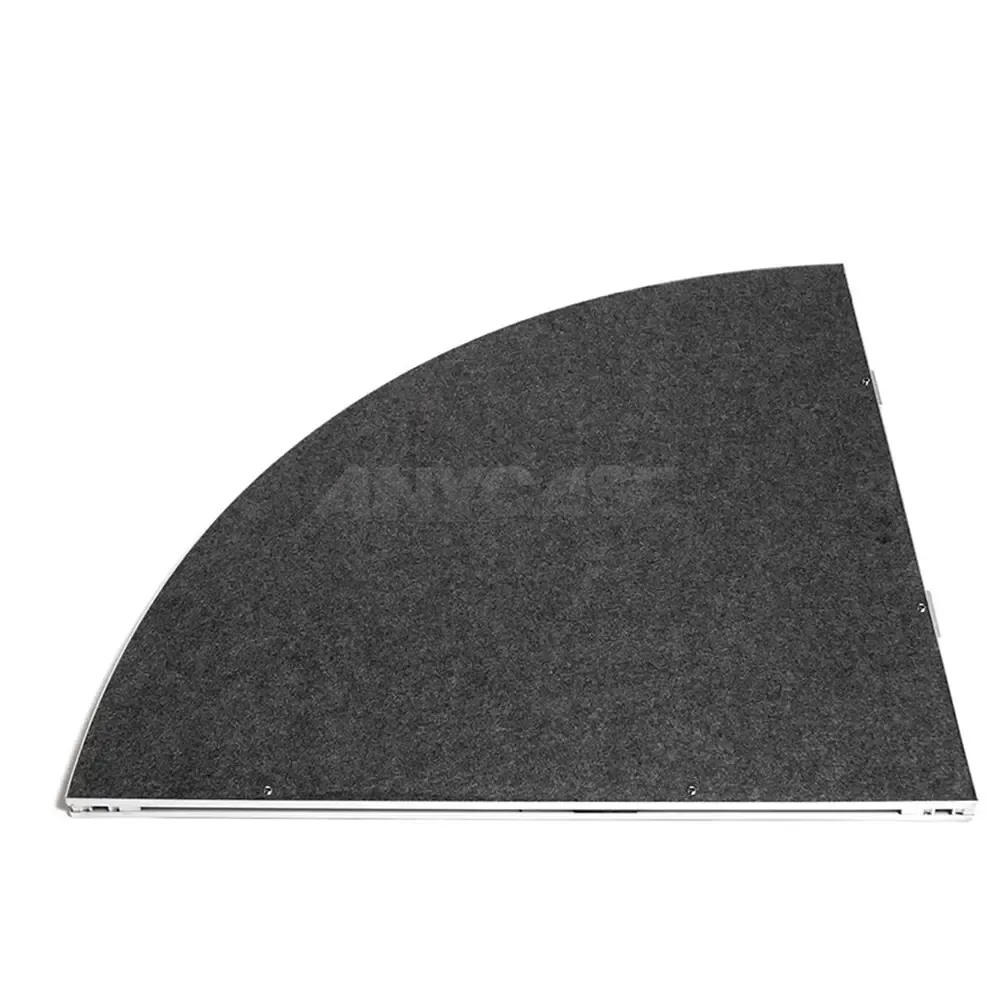 Semi Round stage deck carpet surface