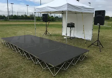 5x4m Portable Performance Stage For Outdoor Grass